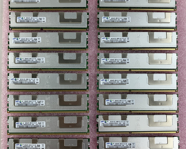 Samsung M393B1K70CHD-CH9 Shielded Server Memory 8 GB DDR3 SDRAM Lot of 16