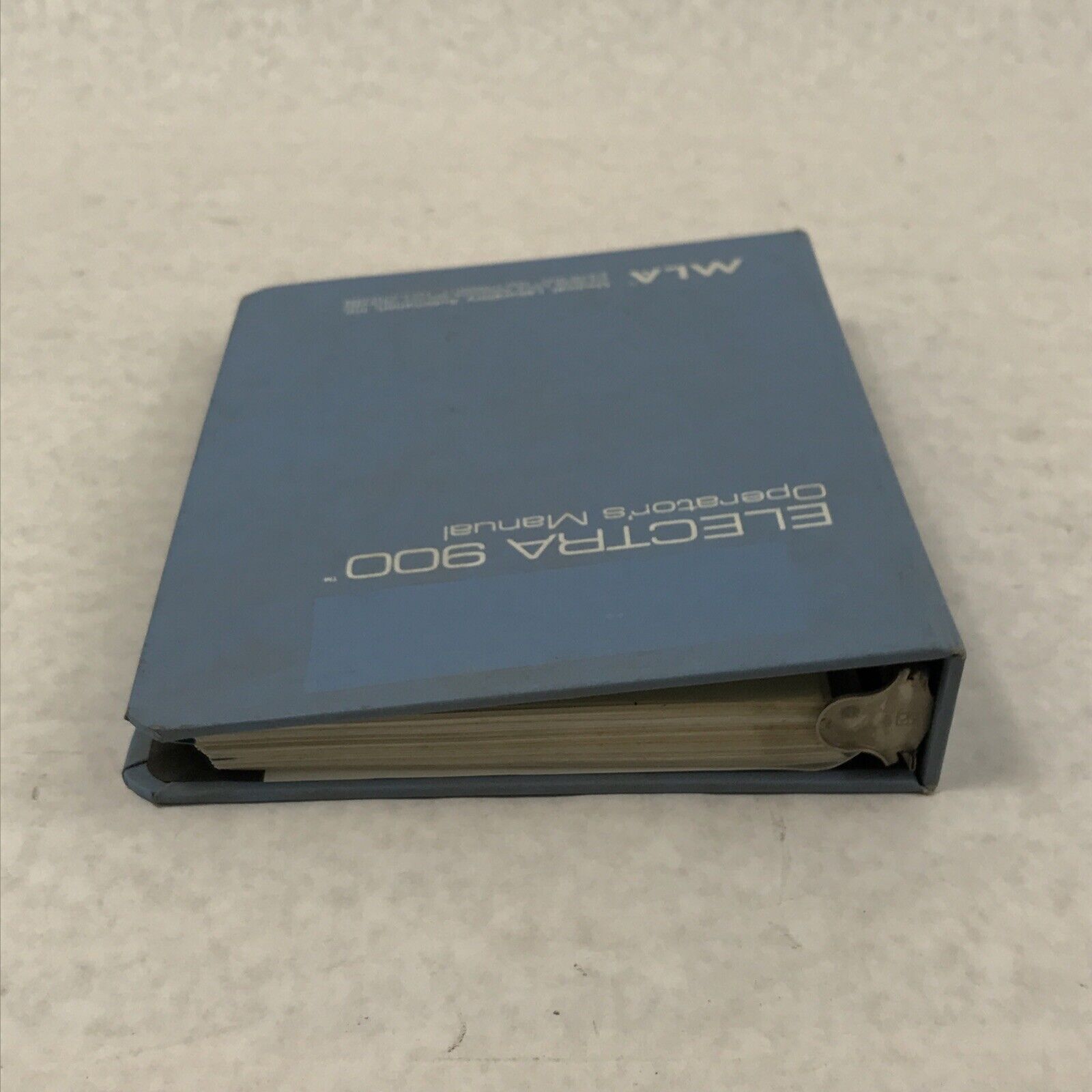 MLA Electra 900 Medical Laboratory Operators Manual for Electra 900 and 900C