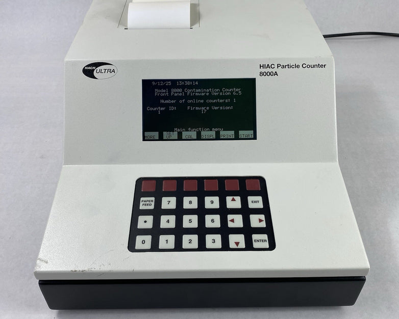 HACH 8000A HIAC Particle Counter No Power Cord Power Tested