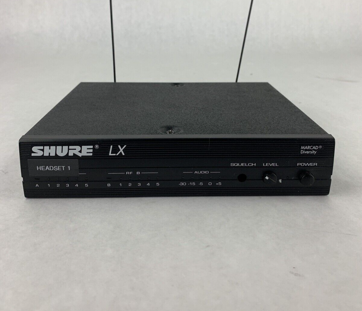 Vintage Shure LX4 Wireless Receiver Only Power Tested 2x Antenna