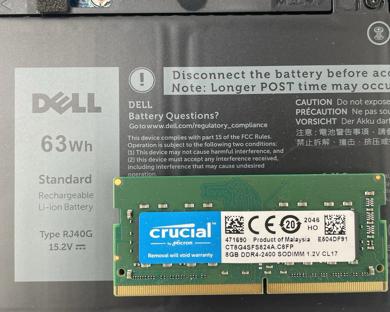 Dell Latitude 5520 15.6" i5-1135G7 2.40 GHz 8 GB RAM No SSD/OS/AC - READ