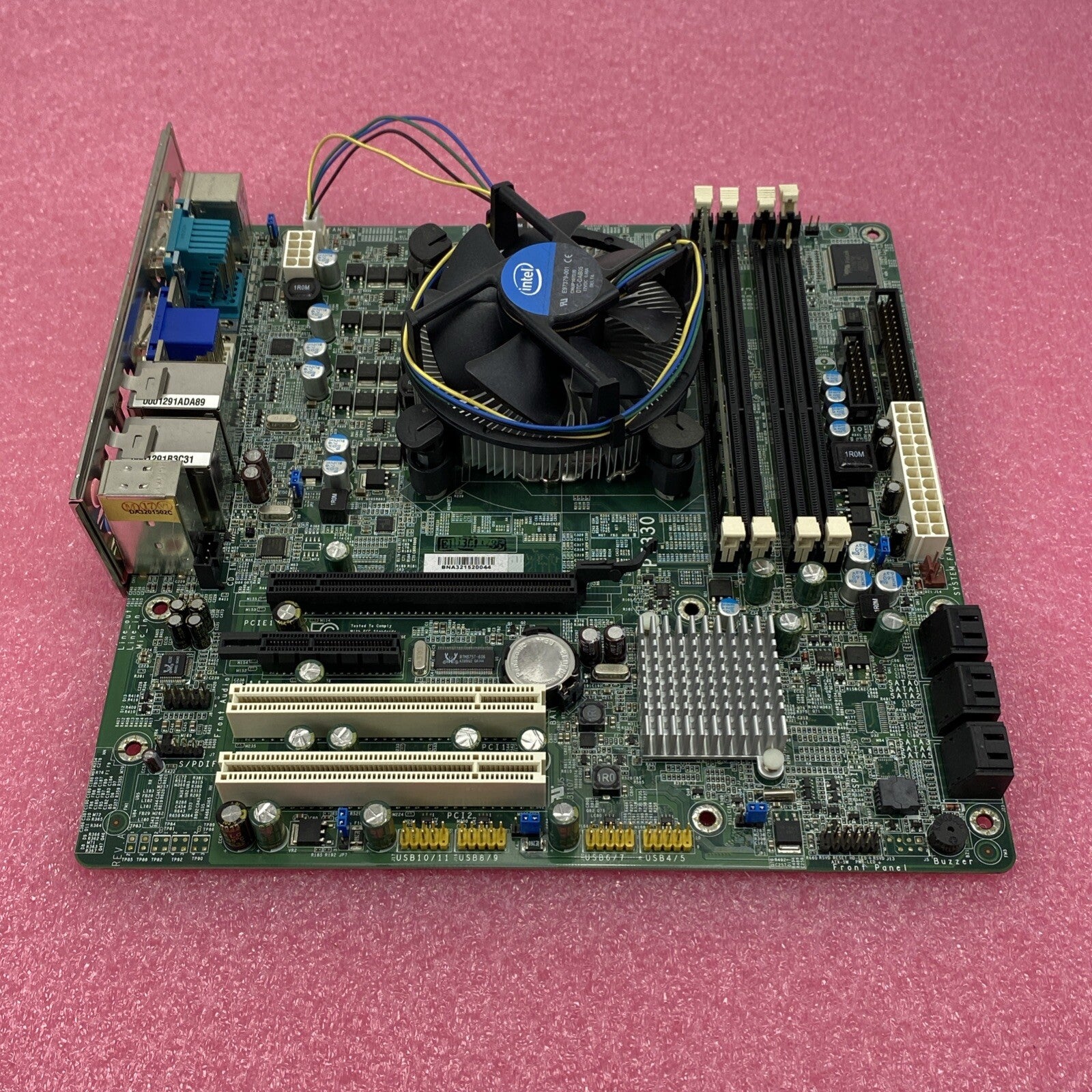 DFI PT330 Motherboard Intel Core i5-660 3.33GHz 2GB RAM w/Shield