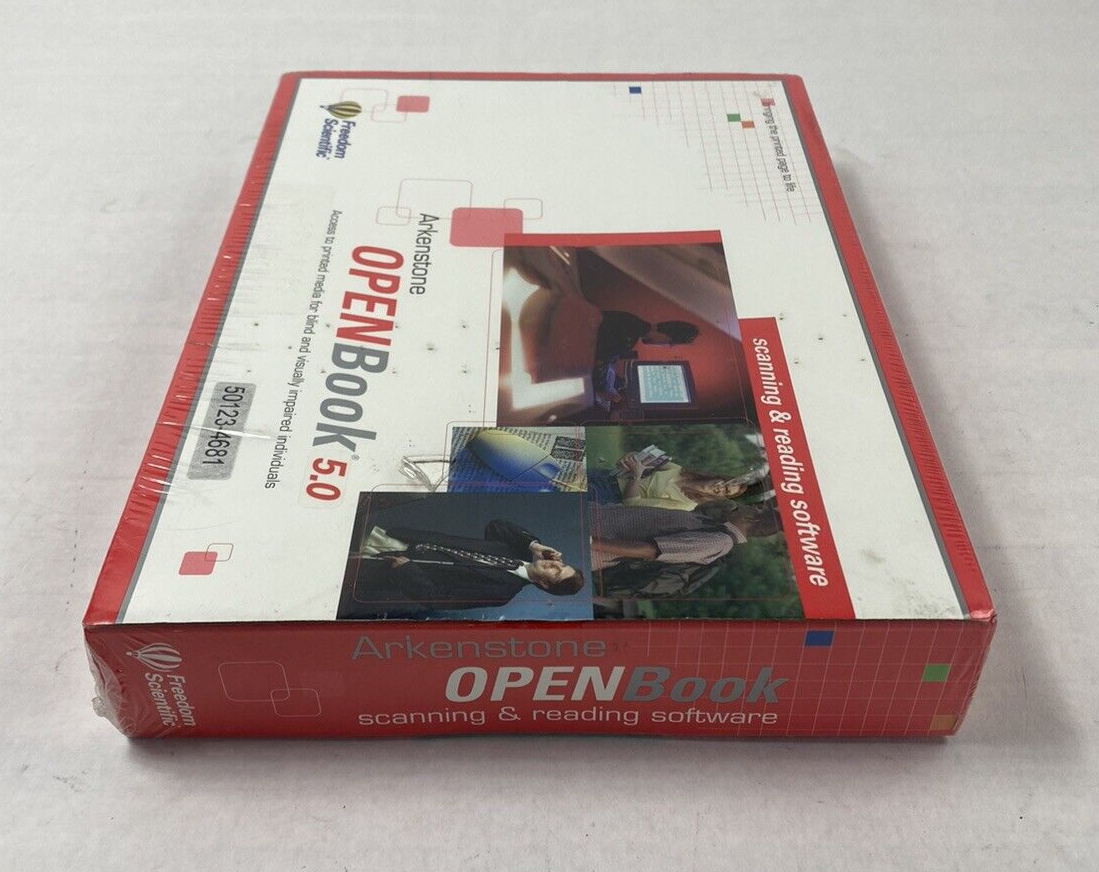 Freedom Scientific Open Book 5.0 PC Blind Scanning and Reading Software Sealed