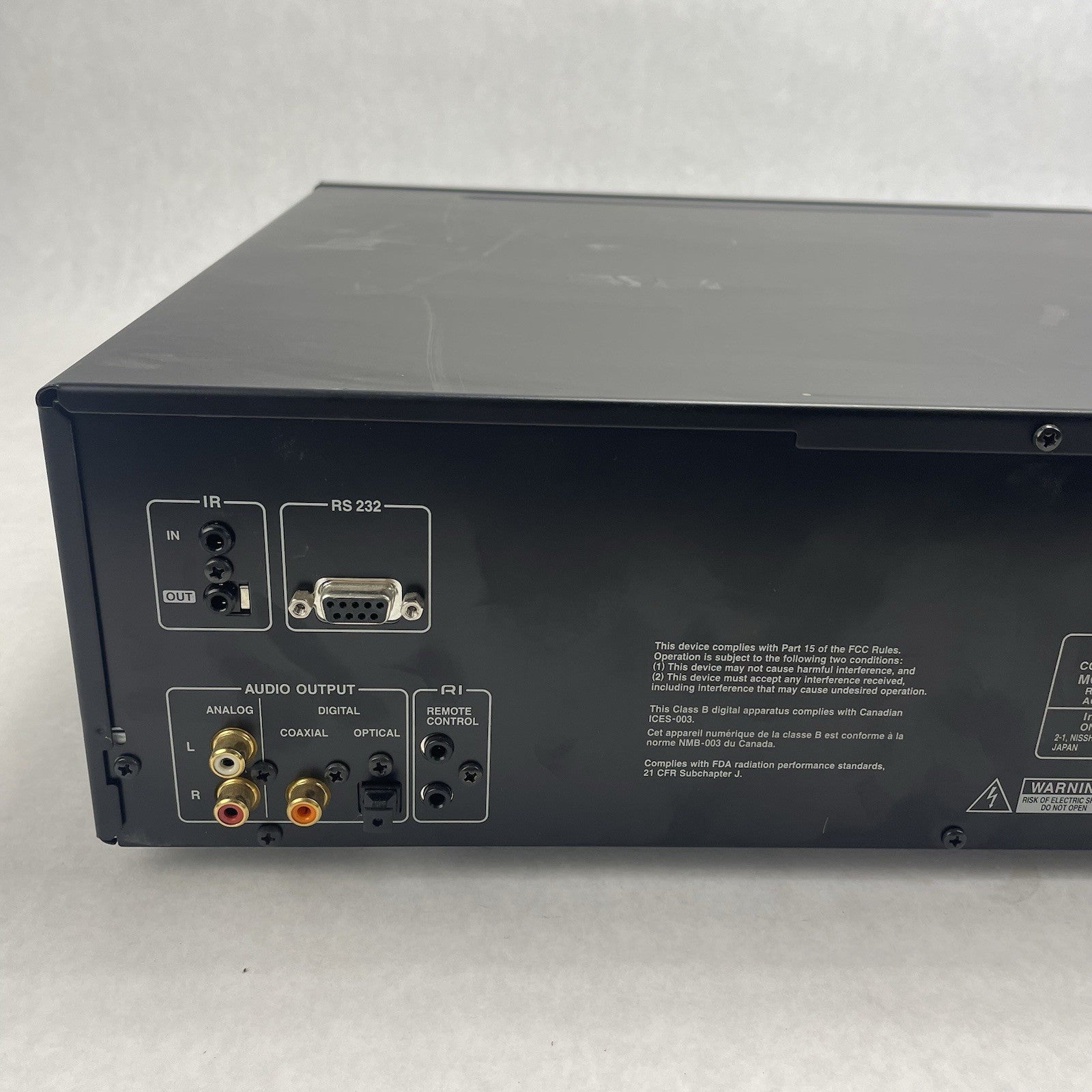 Integra CDC-3.4 Premium 6-Disc CD Carousel Changer Player Tested No Power Cord11