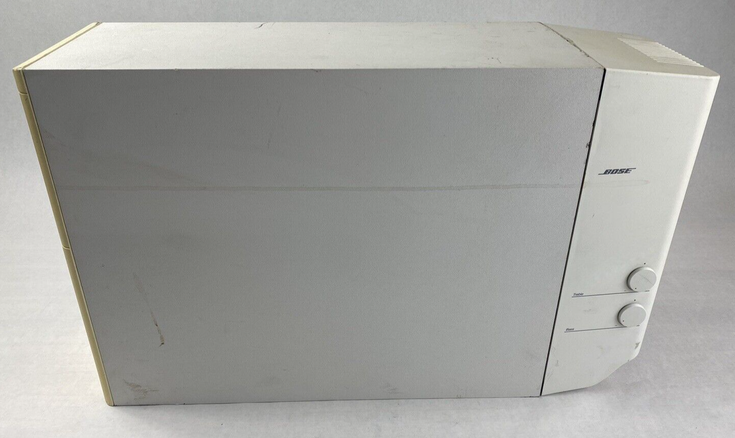 Bose Powered Acoustimass 9 Speaker System White 120v Subwoofer Untested