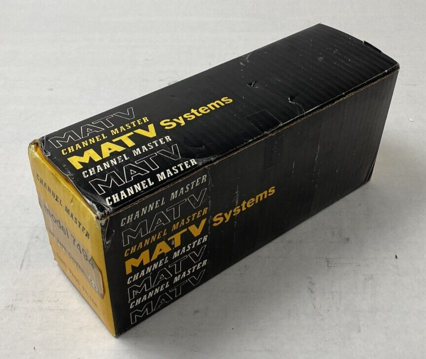 Channel Master MATV Systems Model 7494 Band Pass Filter UHF Band Channel 59