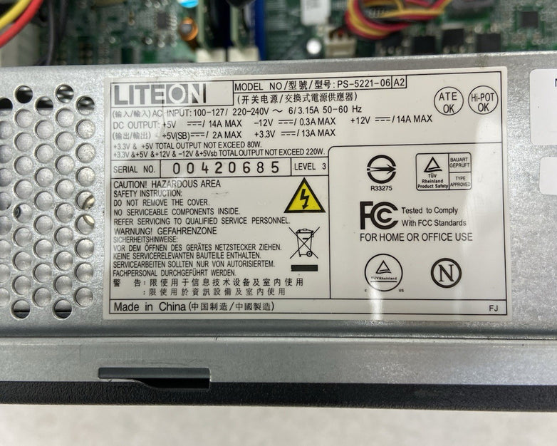 Acer Aspire X1430 DT AMD E-450 1.6GHz 4GB RAM No HDD No OS