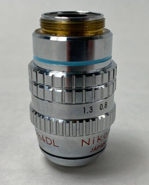 Nikon Fluor 40x 1.30 Oil Ph4DL 160/0.17 Microscope Objective Lens
