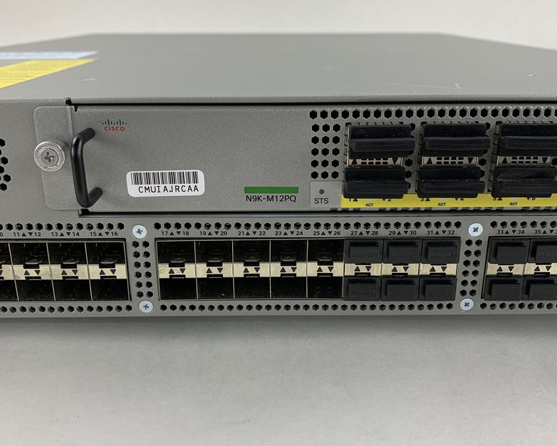 Cisco Nexus  N9K-C9396PX 48 Port 10 Gigabit SFP+ Switch 1x N9K-M12PQ Tested