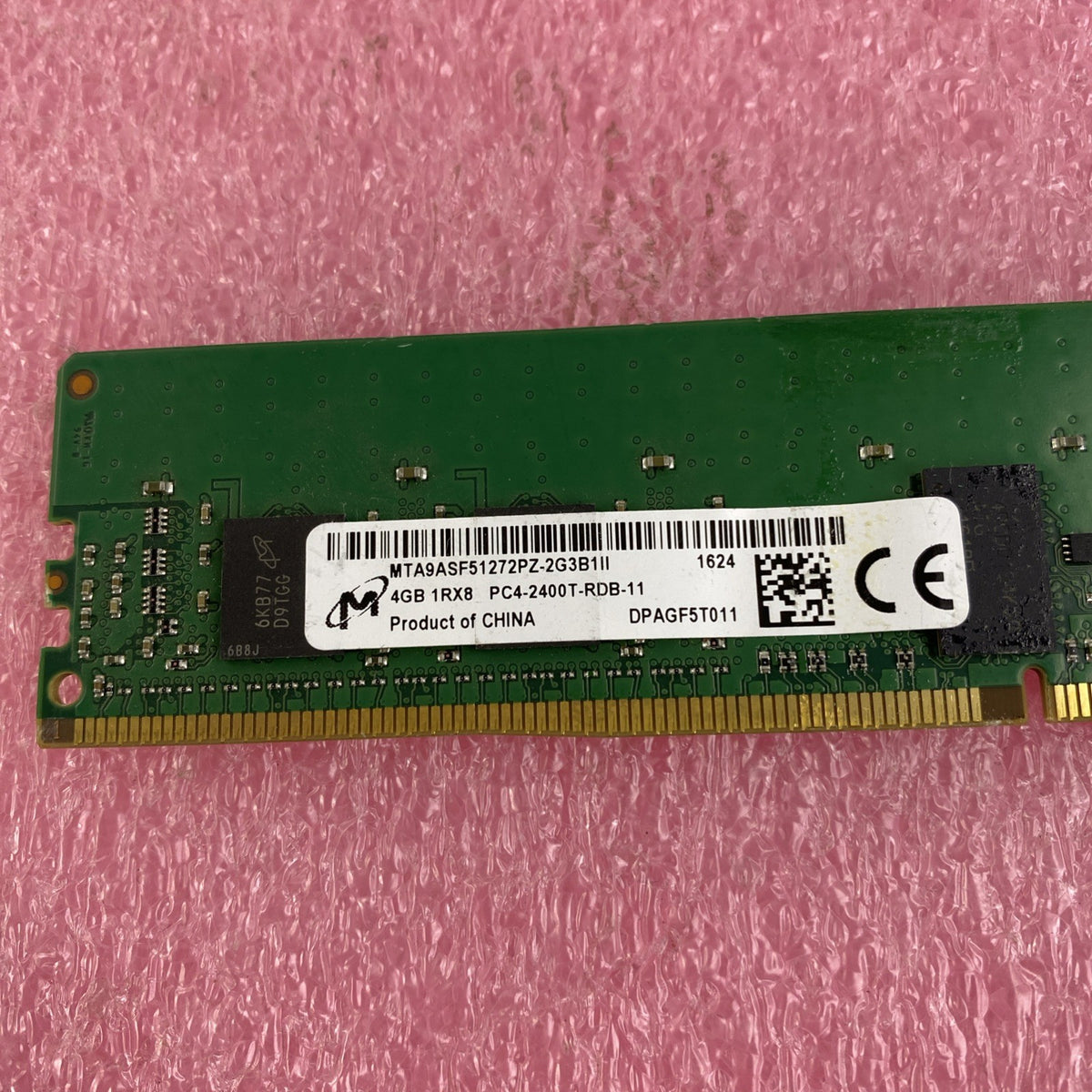 Micron 4GB DDR4 PC4-2400T Desktop Memory Ram MTA9ASF51272PZ-2G1II - Lot of 38