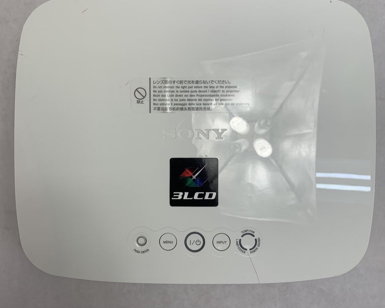 Sony VPL-ES3 LCD Lamp Projector 567 Lamp Hours - No Remote