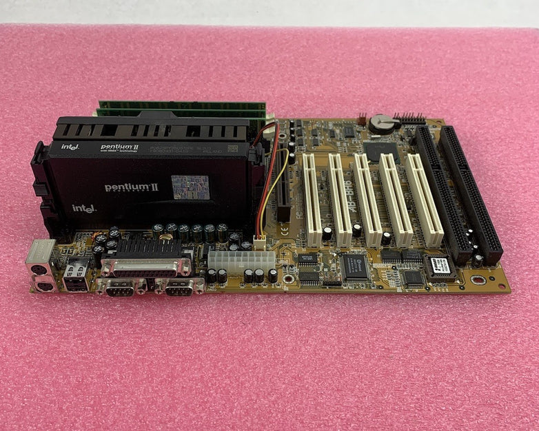 Abit i440BX Motherboard Pentium II 233MHz 128MB RAM No Shield