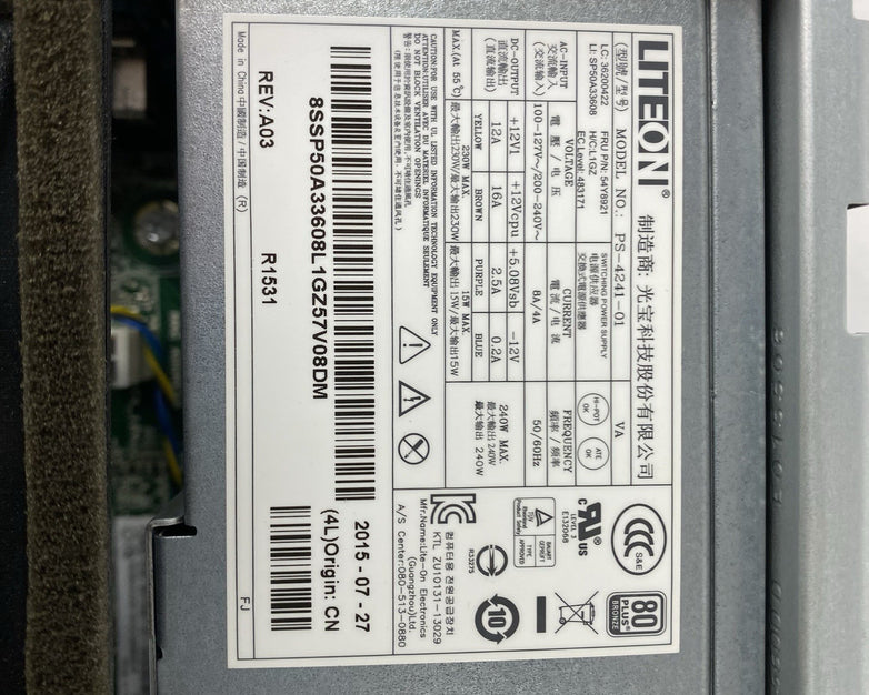 Lenovo ThinkCentre M83 SFF Intel Core i3-4150 3.5GHz 2x4GB RAM No HDD No OS