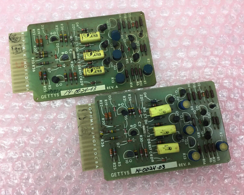 Gettys Module No. 14-0024-03 Circuit Board (Lot of 2)