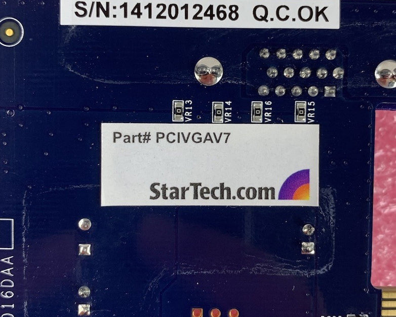 StarTech PCIVGAV7 XGI Volari Z7 16MB DDR PCI/PCI-X VGA Video Card - Tested