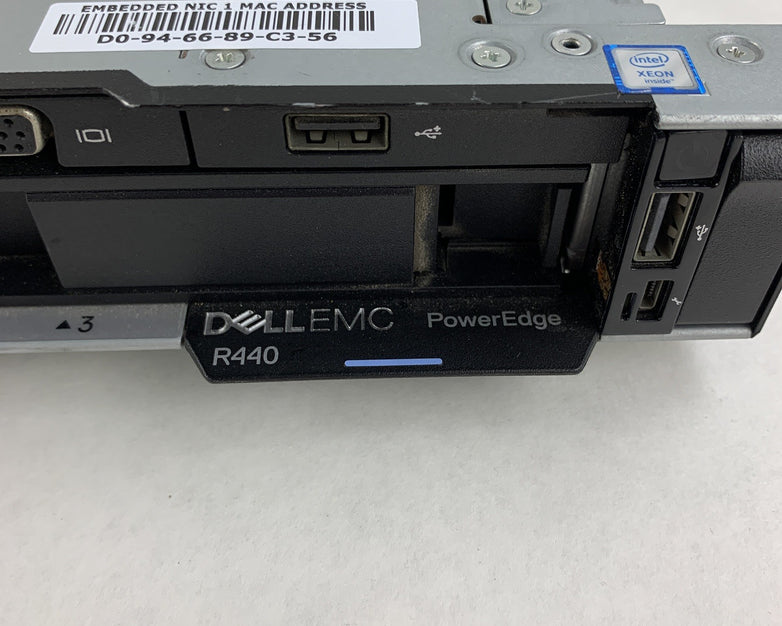 Dell Poweredge R440 1U Server 2x Silver 4114 2.2 GHz 32 GB Ram No OS No HDD
