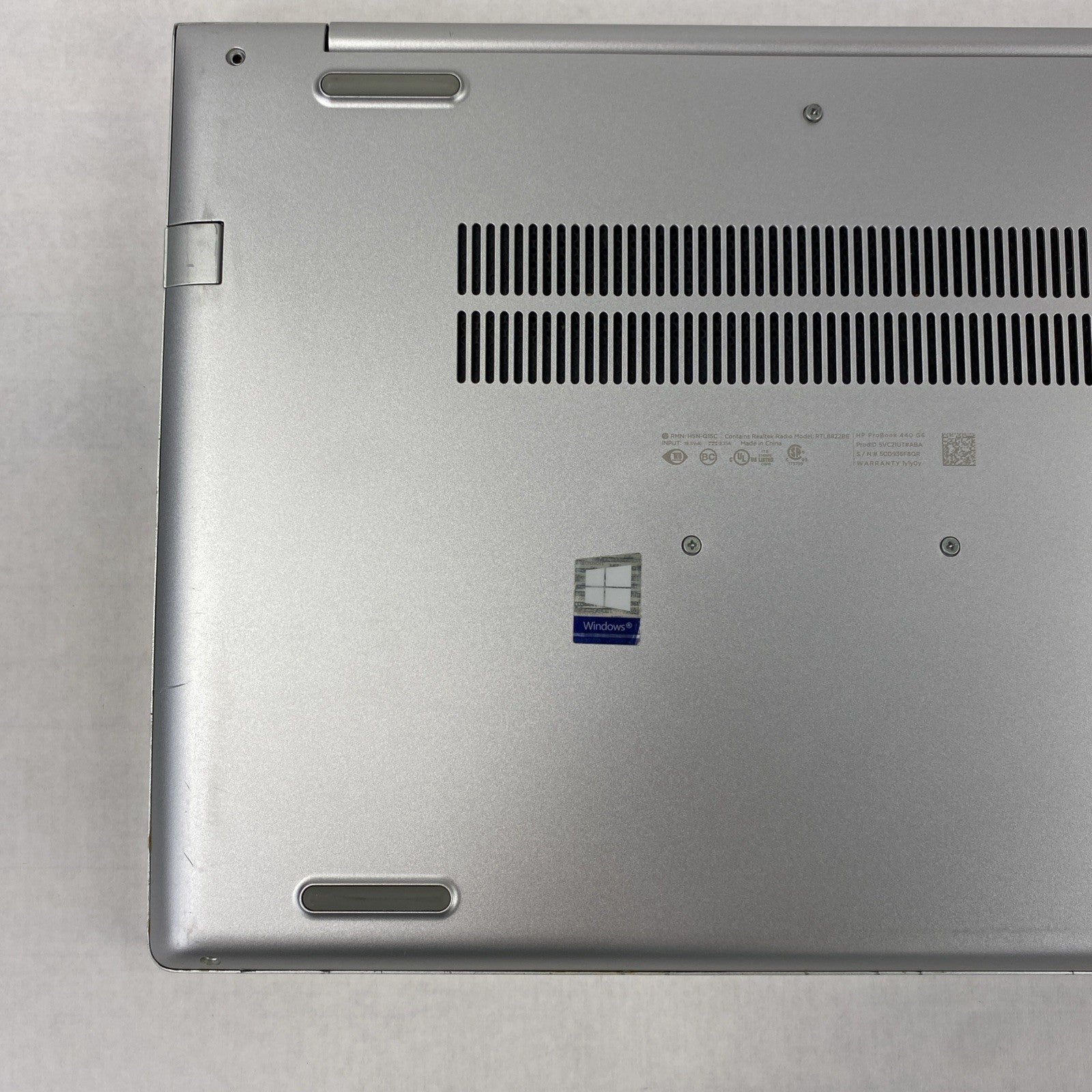 HP ProBook 440 G6 Intel Core i7-8565U 1.8 GHz 8GB RAM 14" No HDD No OS