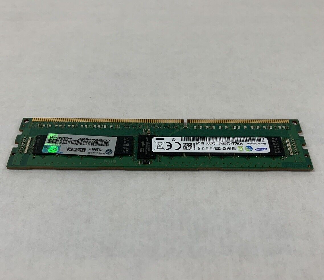 8GB Samsung 1Rx4 PC3-12800R-11-11-C2-P2 RAM (Lot of 5)