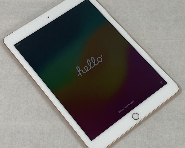 Apple iPad 6th Gen A1954 128GB 9.7" Wi-Fi Gold IOS 17.7.10