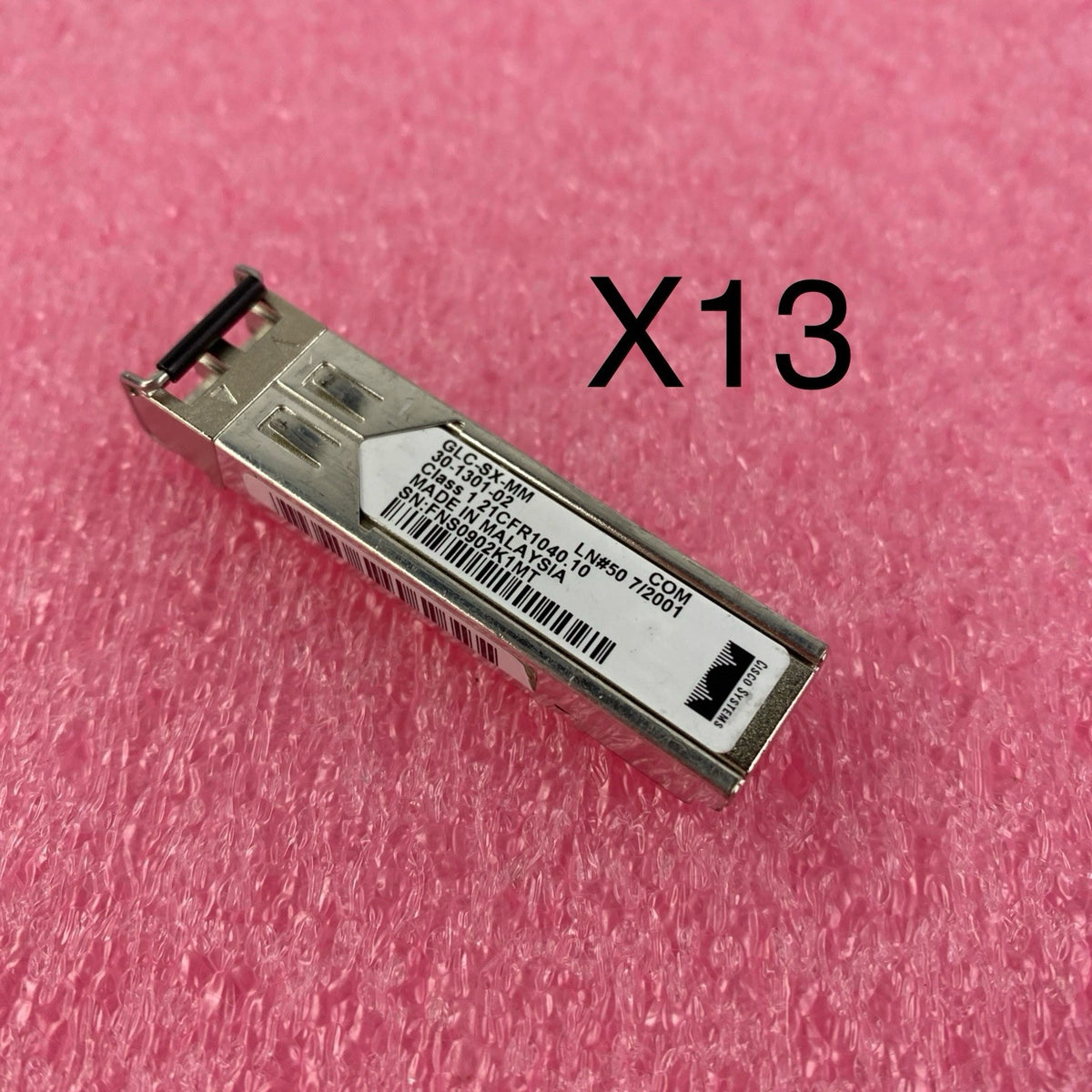 Cisco GLC-SX-MM 30-1301-02 COM Transceiver - Lot of 130