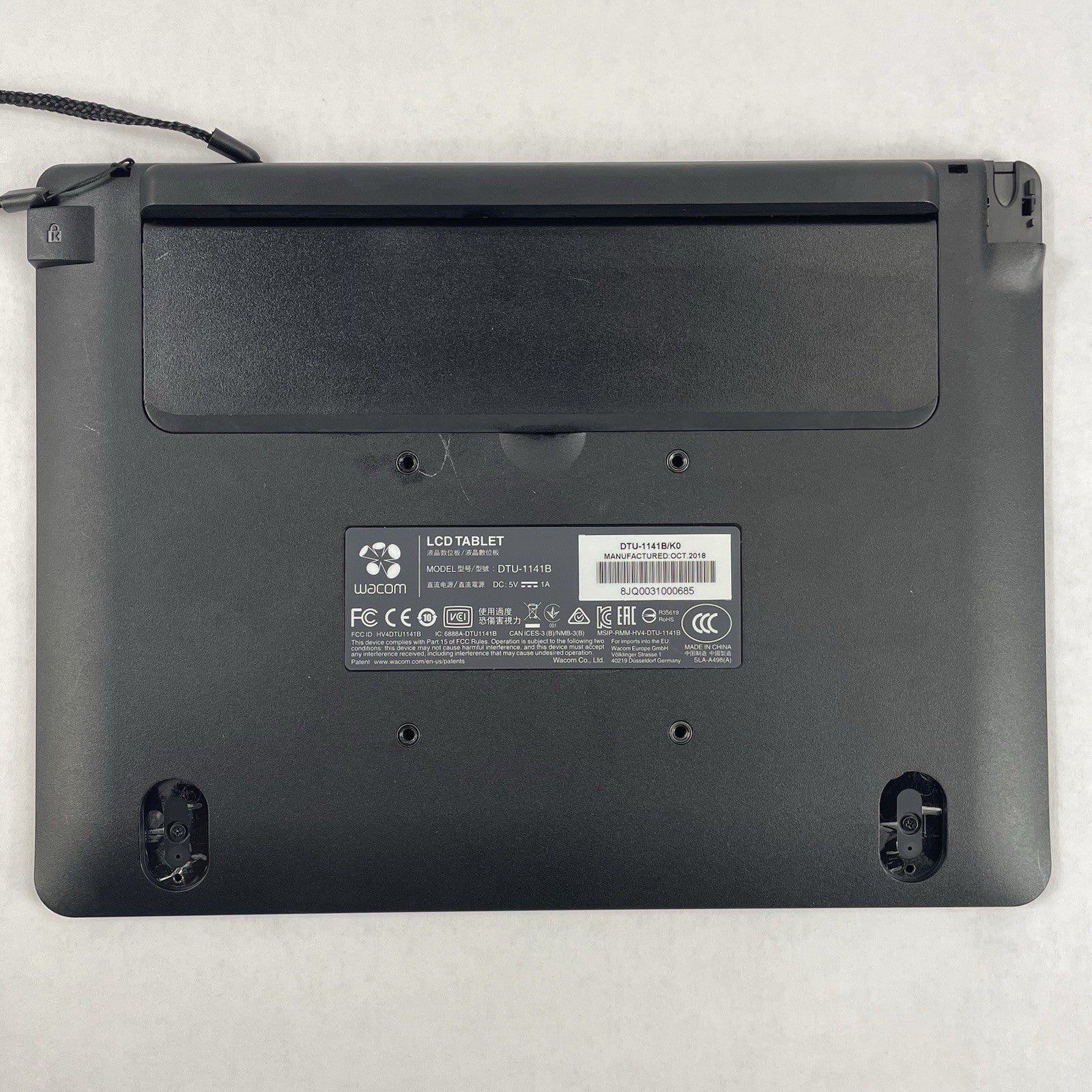 Wacom DTU-1141B 10.1" FHD Drawing Tablet - Scratched/No Power Cord & Cord Cover6