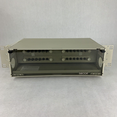 Siecor FDC-CMH-024 Rack Mount Jumper Storage Fiber Cabinet w/ Rack Ears