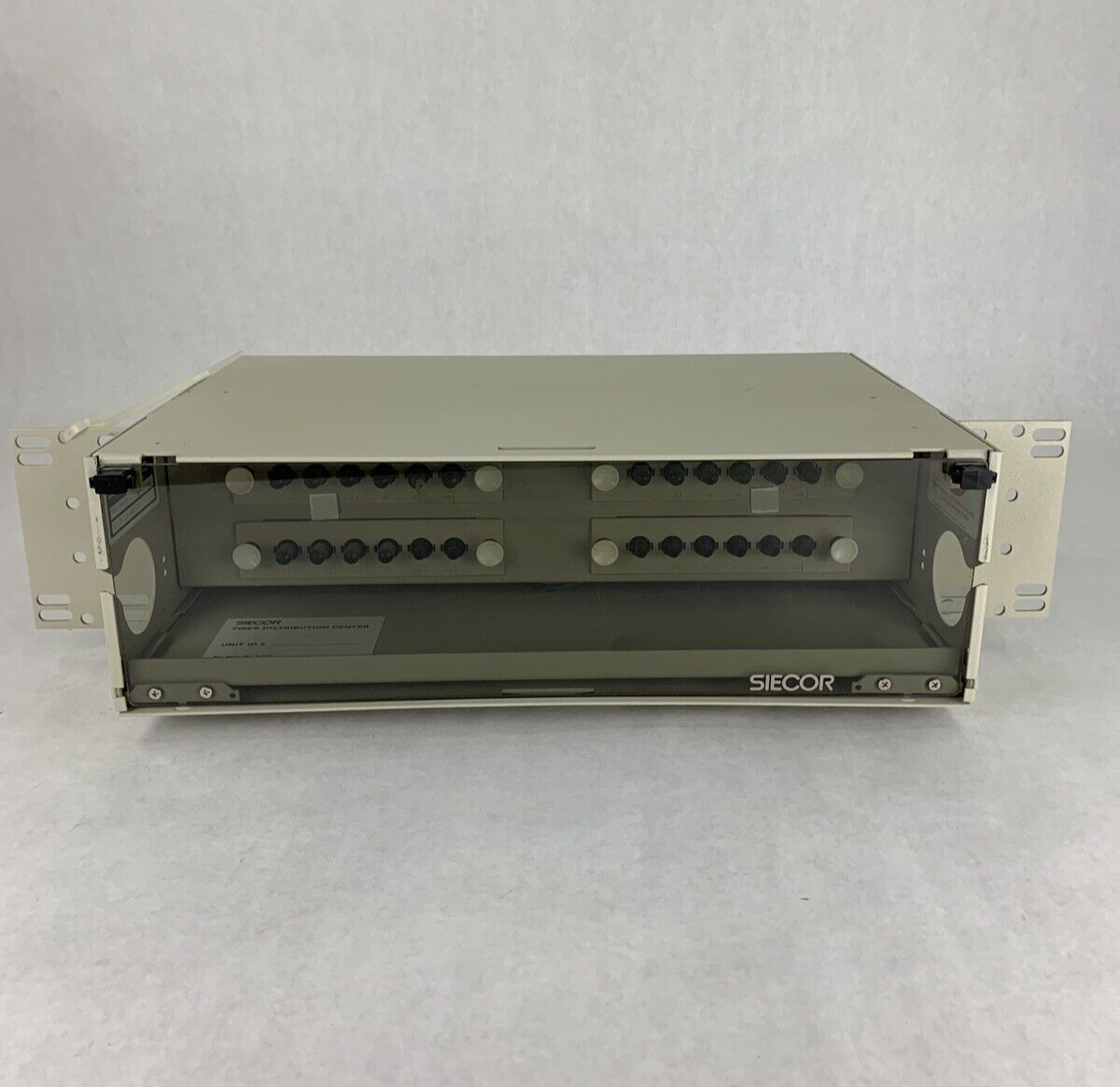 Siecor FDC-CMH-024 Rack Mount Jumper Storage Fiber Cabinet w/ Rack Ears