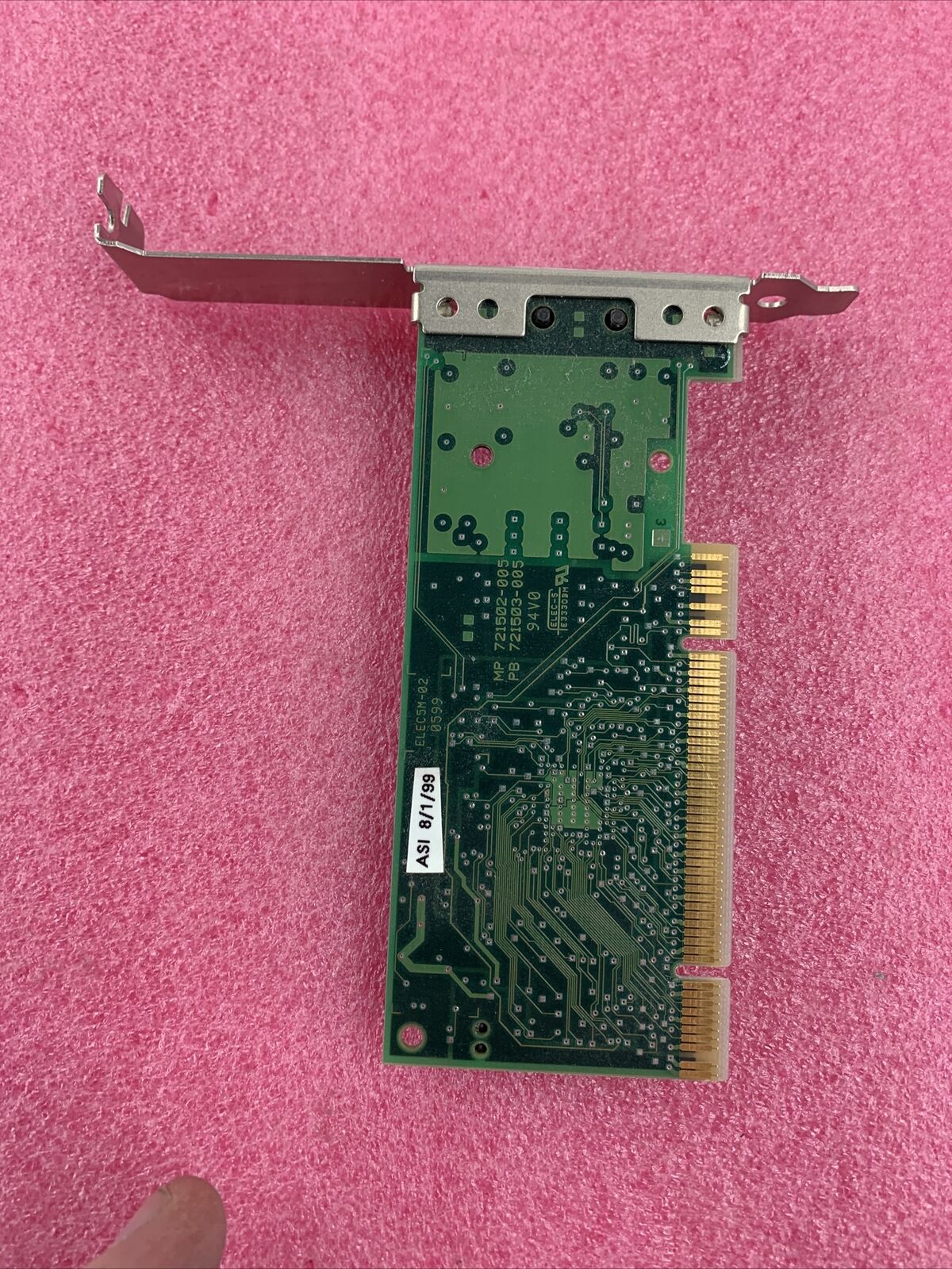 Intel Ethernet PCI EJMNPDALBANY REV.a02 Network Adapter