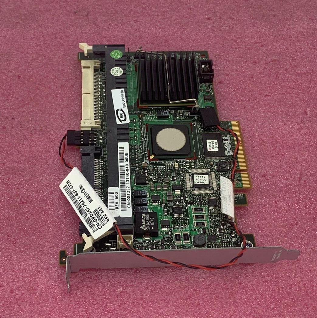 Dell 0XT257 Perc 5i SAS SATA Genuine RAID Controller for PowerEdge 1950/2950