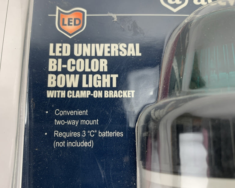 Attwood 14159-7 LED Universal Bi-Color Bow Light with Clamp-on Bracket