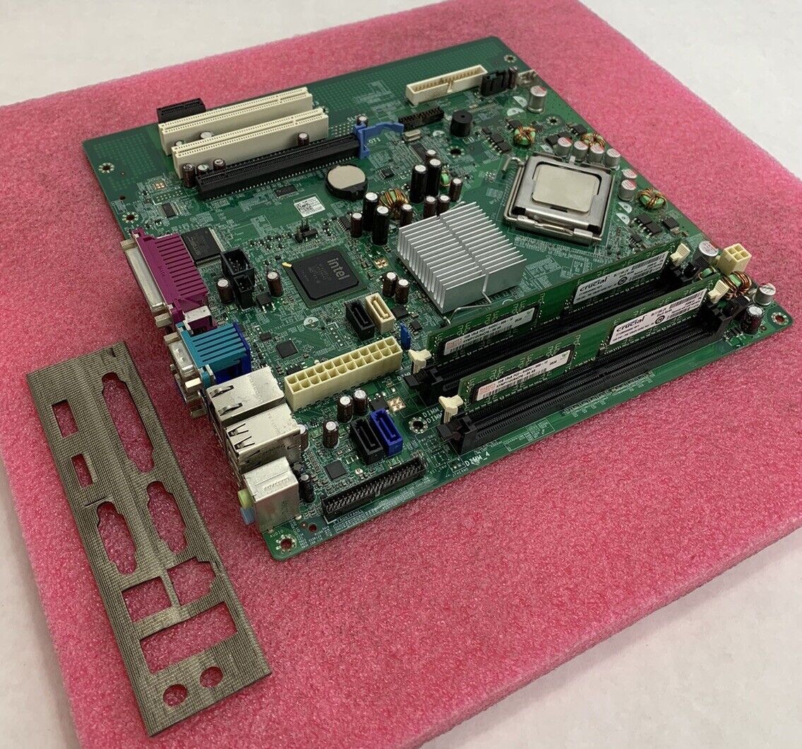 Dell OM858N Motherboard Intel Core 2 Duo E8400 3.00GHz 2GB RAM