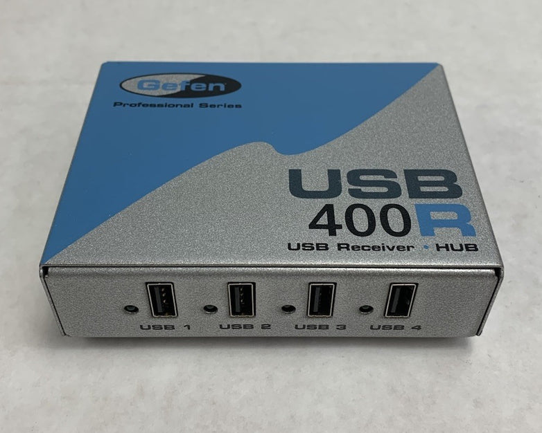 Gefen USB 400R 4-Port USB Extender Receiver w/AC Adapter Power Supply (Lot of 2)