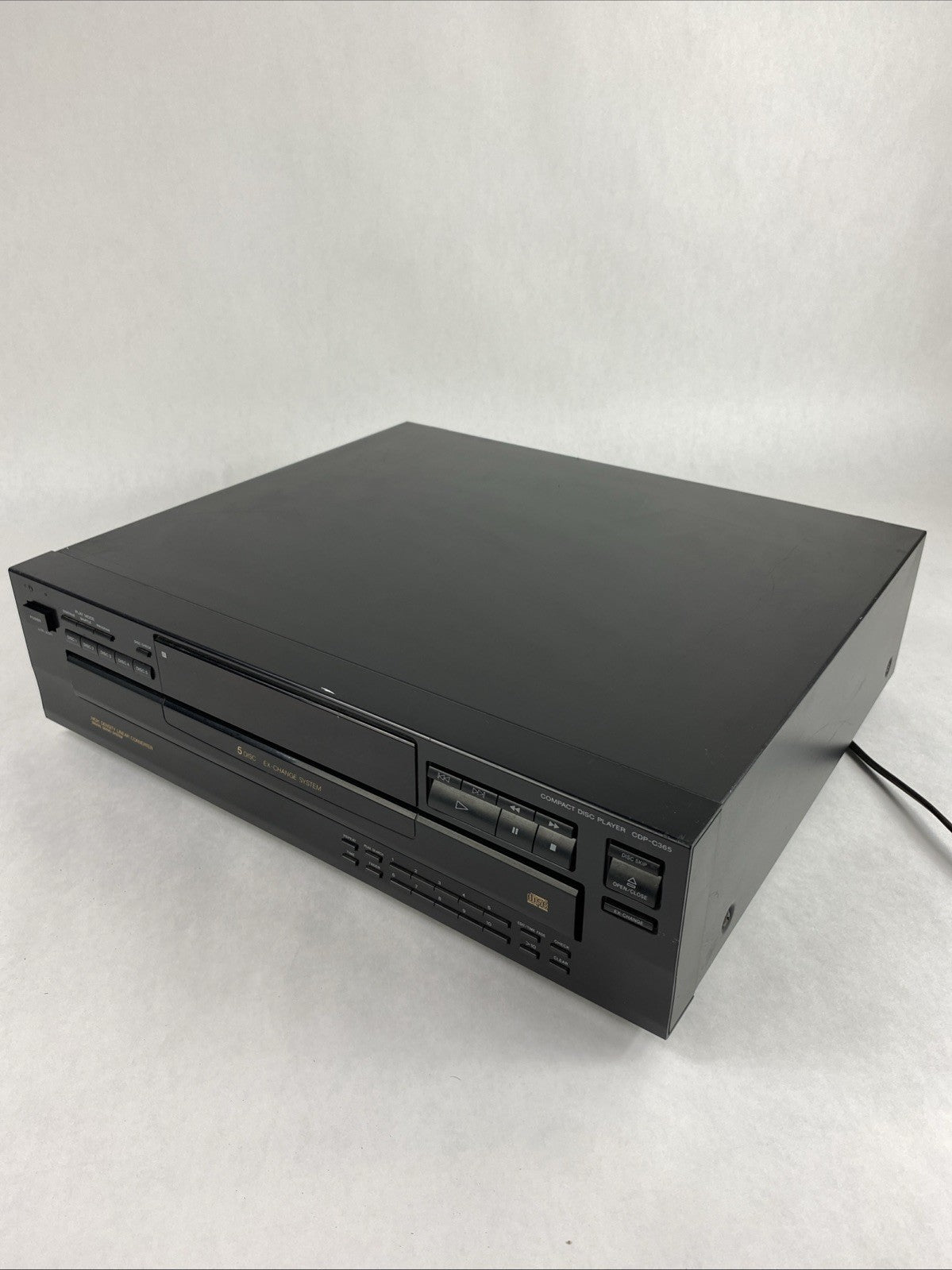 Sony CDP-C365 5 Disc Ex-Change CD Player - Tested0
