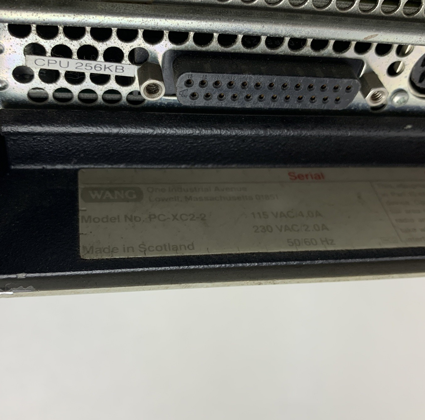 Wang PC-XC2-2 Computer Desktop Tower Powers On No OS No HDD