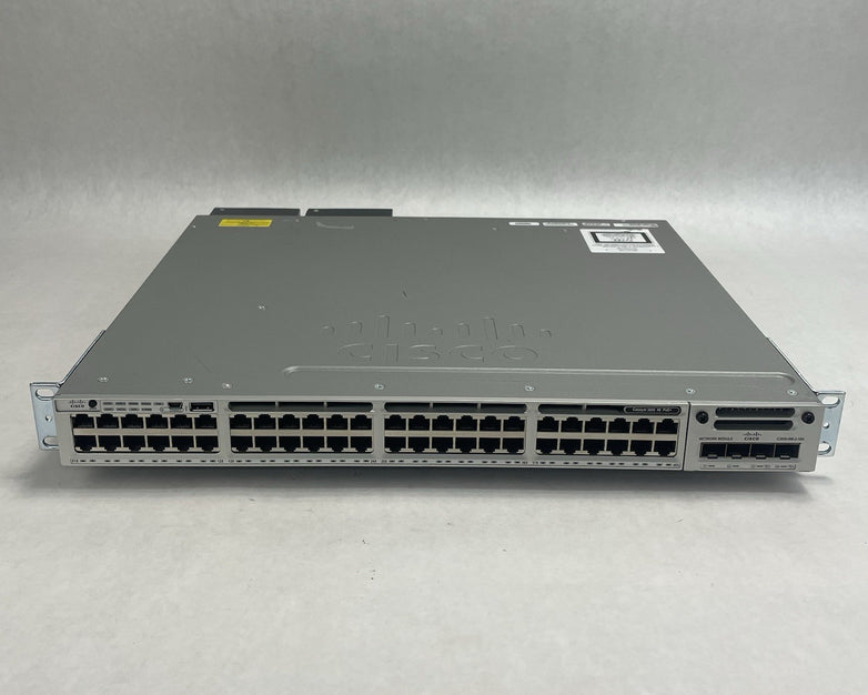 Cisco WS-C3850-48P-S 48 V07 Port Switch 1x 1100W PSU 2x 10Gig Tested & Reset