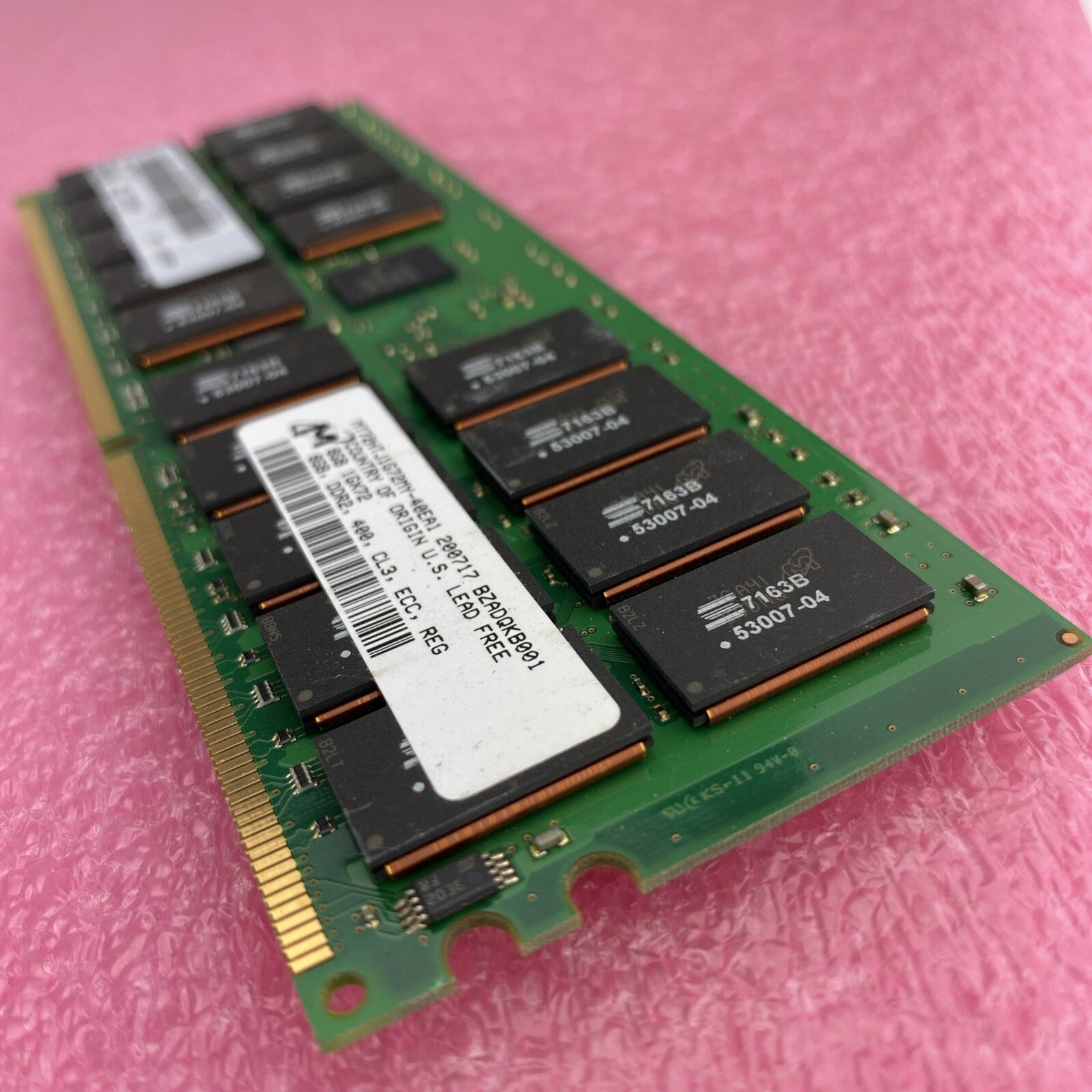 IBM 12R8468 Memory 8GB 400MHz DDR2 DIMM 276-Pin CL3 RAM Untested Lot Of 2