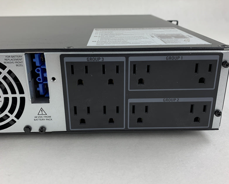 APC SMX1500RM2UNC Smart-UPS Backup 1500VA 1000W 120V w/ AP9641 No Batt No Caddy