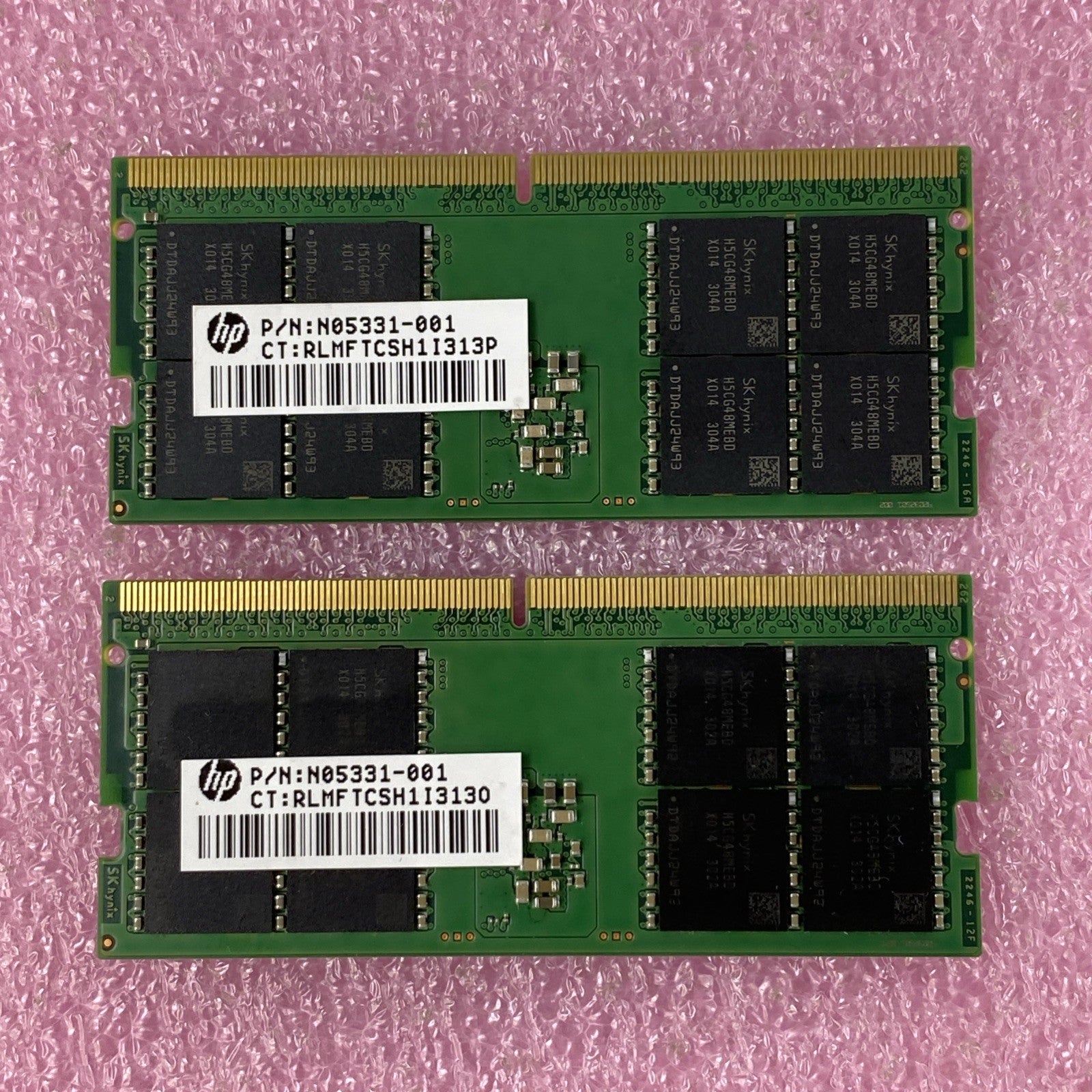 SK Hynix HMCG88MEBSA092N BA 32 GB 2Rx8 PC5-4800B DDR5 Server Ram Memory Lot of 26