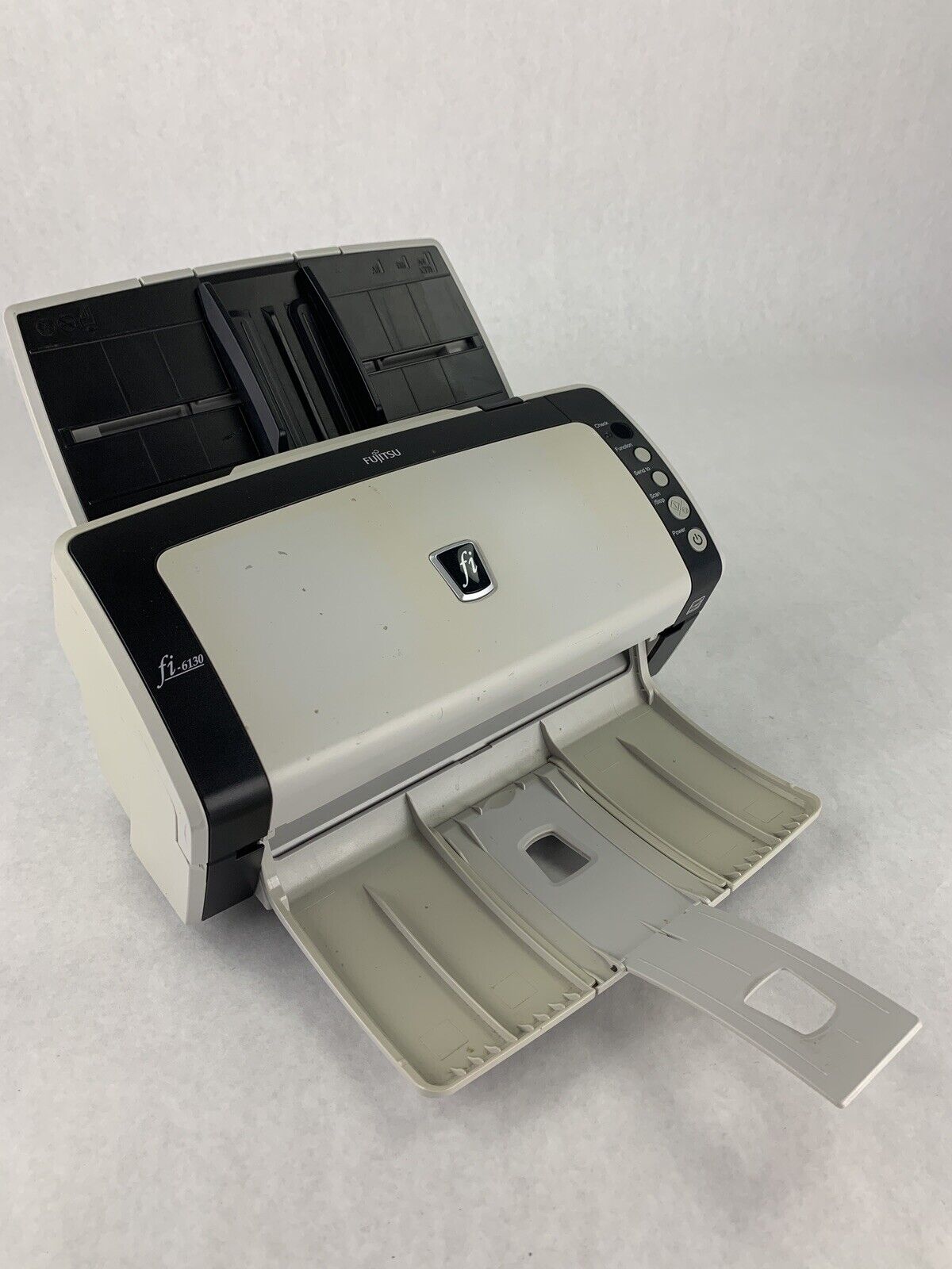 Fujitsu fi-6130 Desktop Printer and Scanner with Back Paper Guide Bad Rollers