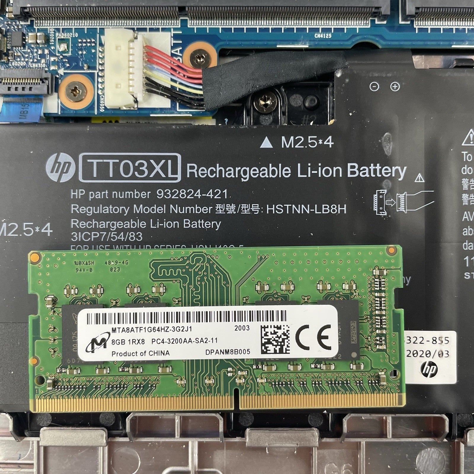 HP EliteBook 850 G6 15.6" i5-8365U 1.60 GHz 8 GB RAM No SSD/OS/AC - Bad M.2 Slot19