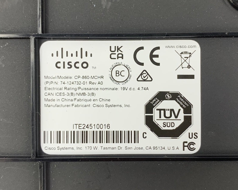 Cisco CP-860-MCHR Charger Base