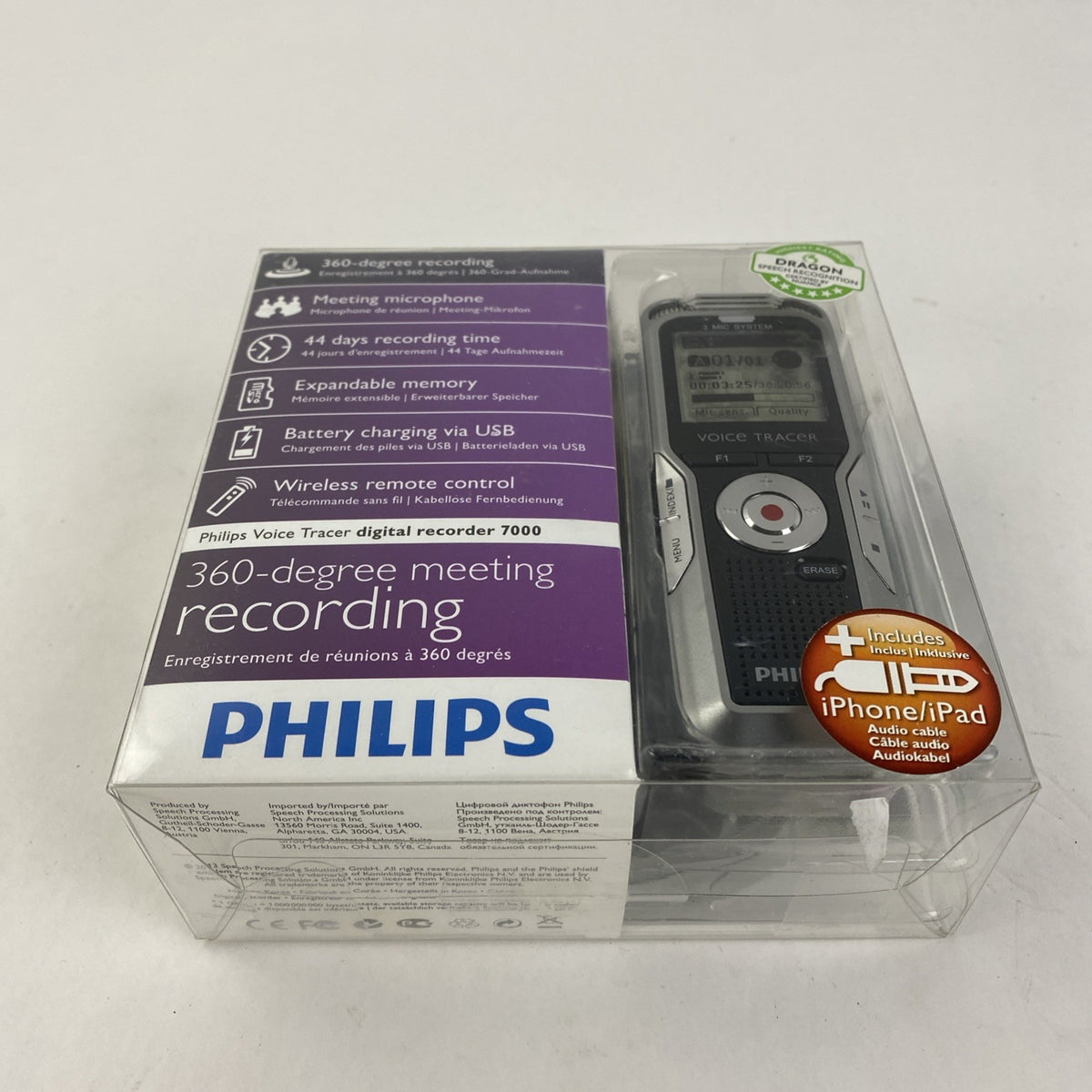 Philips DVT7000 360 - Degree Meeting Recording - Open Box Sealed1