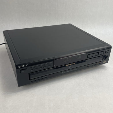 Sony CDP-415 5 DISK CD Player Tested No Remote