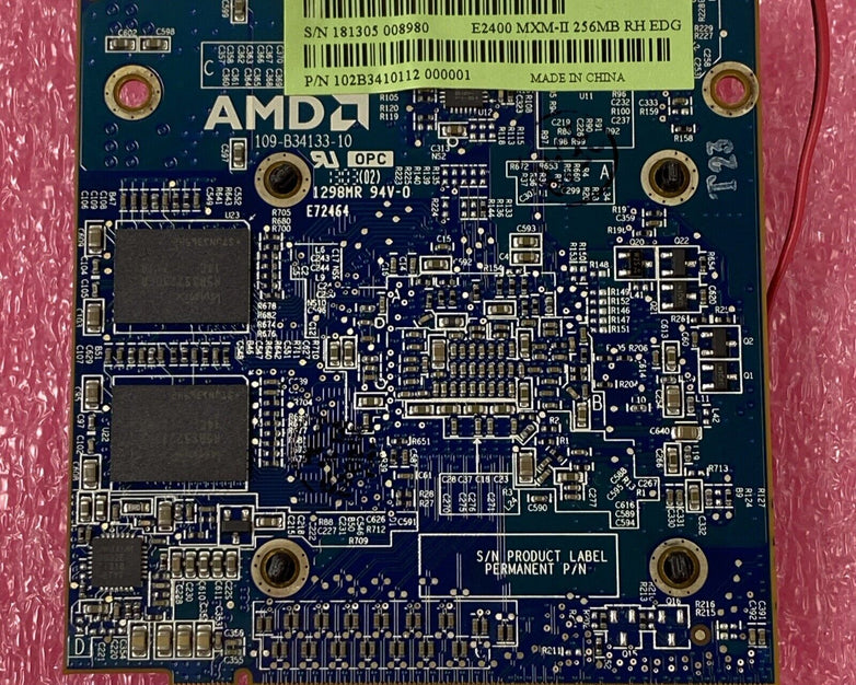 AMD 102B3410112 Radeon E2400 256MB MXM II Embedded Graphics Processor