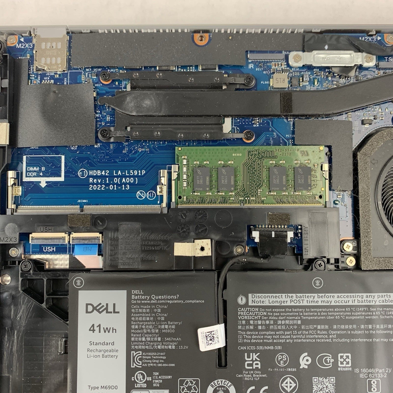 Dell Latitude 5430 14" Laptop i7-1255U 1.8 GHz 16 GB Ram No OS No SSD No AC12