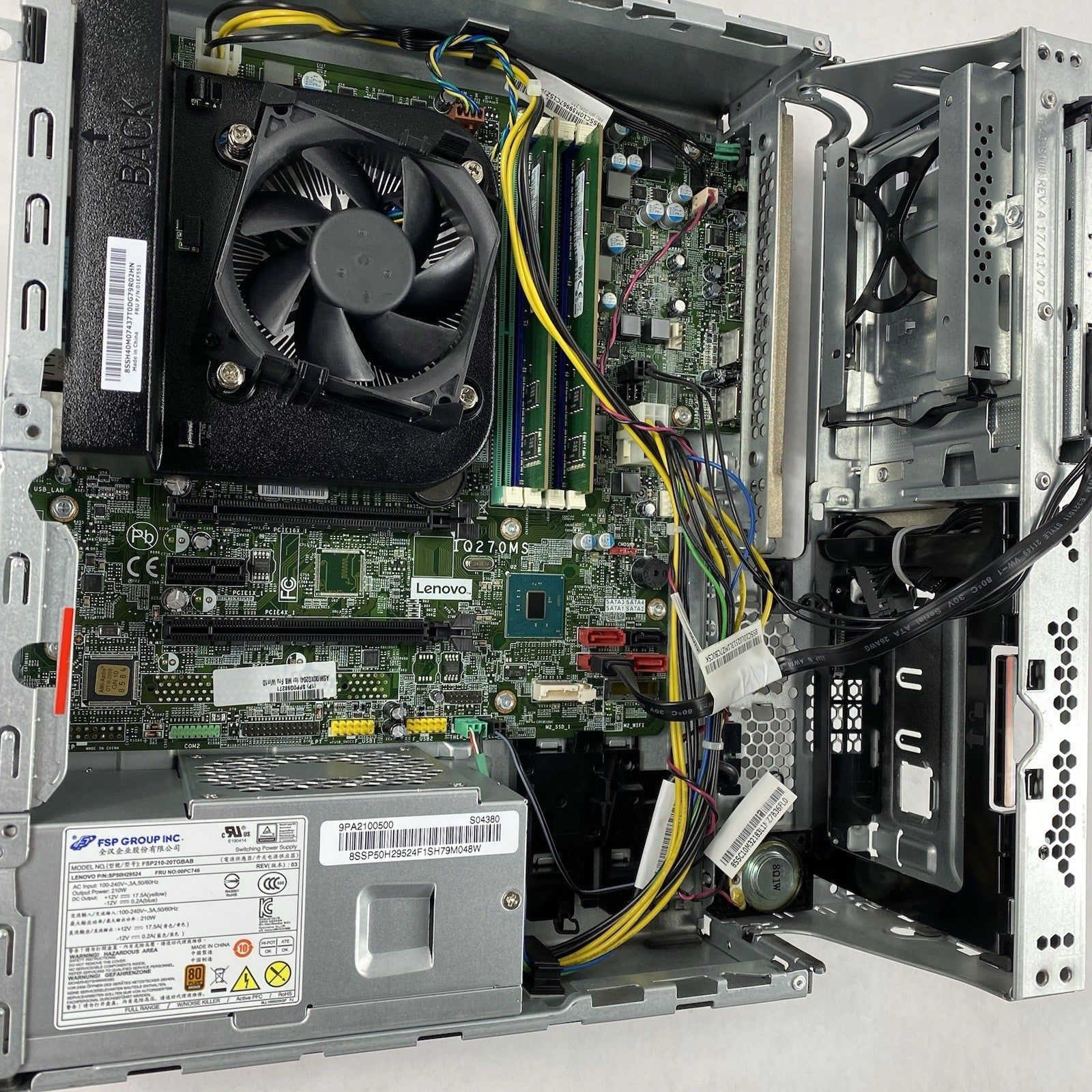 Lenovo ThinkCentre M910s SFF Intel Core i5-7500 3.4GHz 8GB RAM No HDD No OS READ