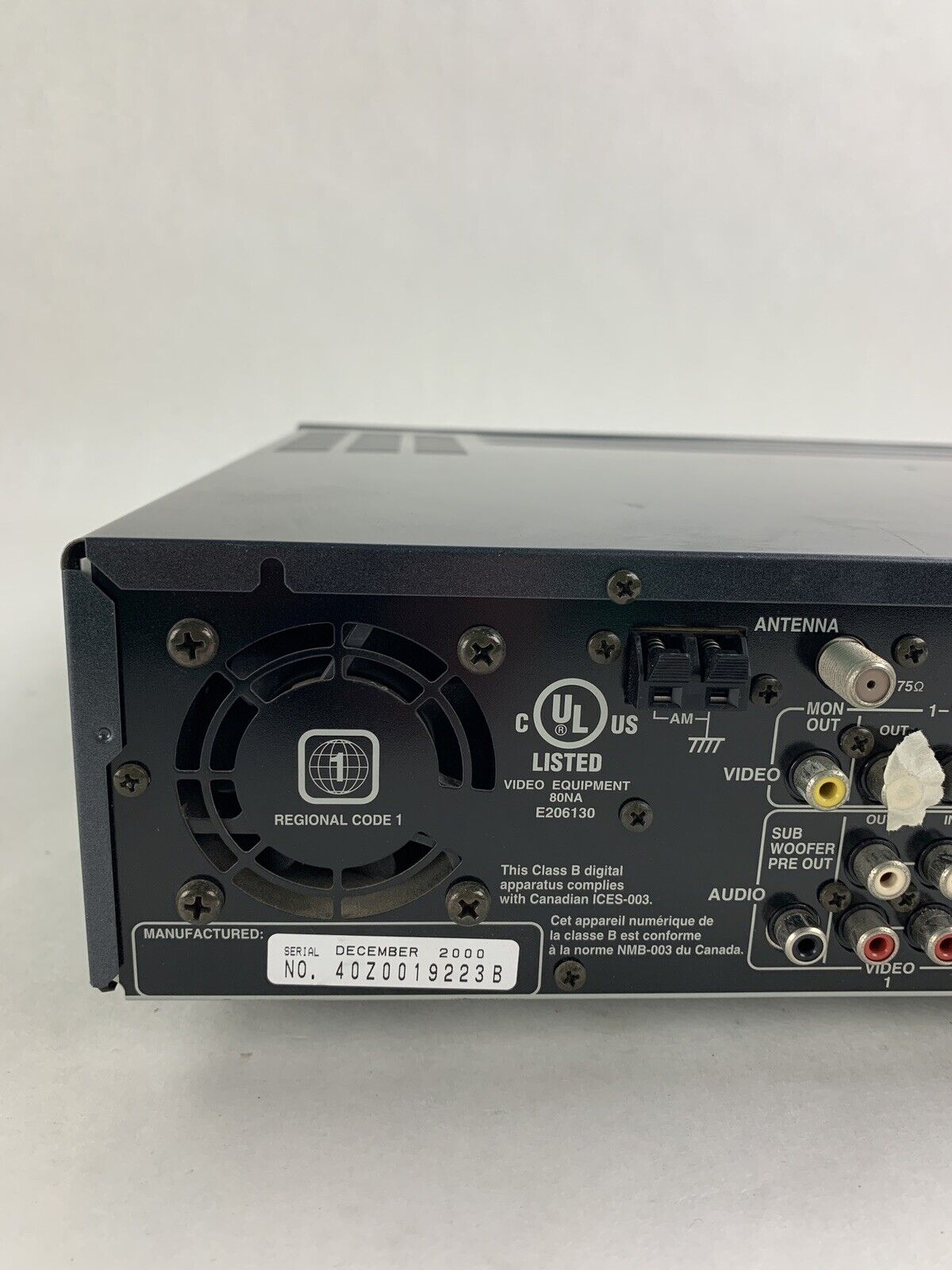 Onkyo DVD Receiver DR-S2.0  Tested No Remote