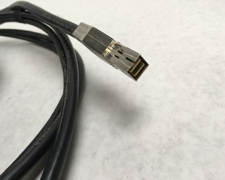 Lot of 2 EMC Molex 8M Mini-HDX4 to Mini SASx4 Cable 038-003-816