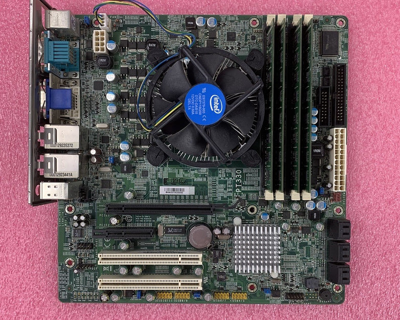 DFI PT330 Motherboard Intel Core i3-550 3.2GHz 8GB RAM w/ Shield