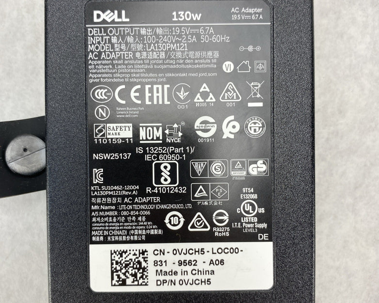 Dell LA130PM121 19.5V 6.7A 130W 7.4mm AC Adapter - Lot of 10